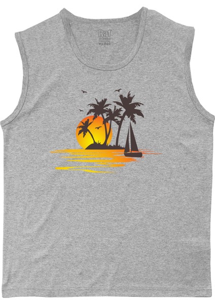 Erkek Kolsuz Tişört Dijital Baskılı