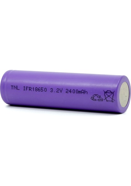 IFR18650 3.2V 2400MAH Lifepo4 Başlıksız Pil