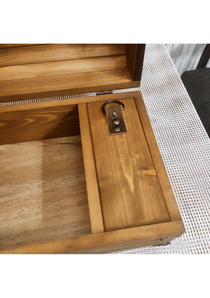 Ahşap Hazine Sandığı 30X20 cm Masif Ahşap modelleri