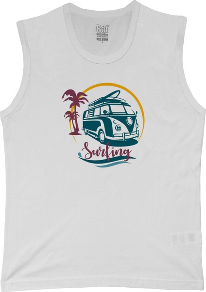 Erkek Kolsuz Tişört Dijital Baskılı