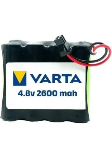 Cheetah Uzaktan Kumandalı Uyumlu 4.8V 2600MAH Varta Oyuncak Araba Bataryası Siyah Soket