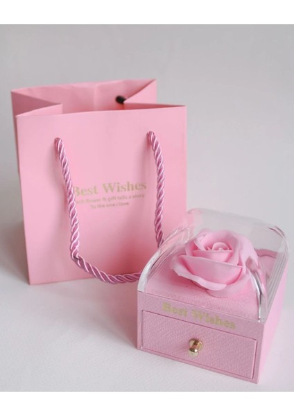 Pembe Set Takı Kutusu-Ürünler Dahil Değildir fiyatları