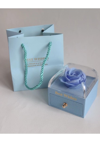 Mavi Set Takı Kutusu-Ürünler Dahil Değildir