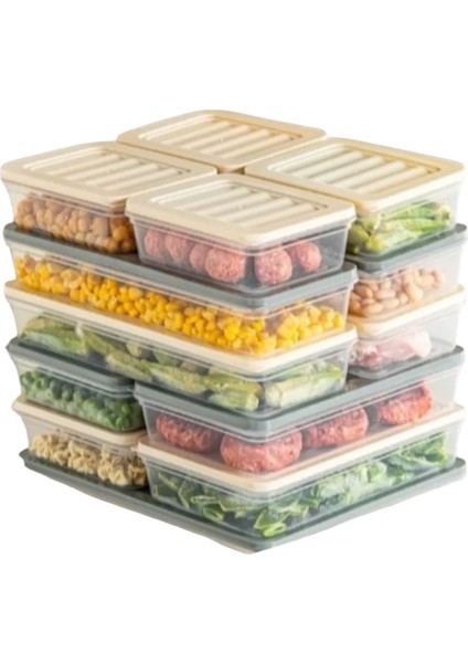 Buzdolabı Düzenleyici buzluk saklama kabı buzdolabı organizer set buzluk düzenleyici