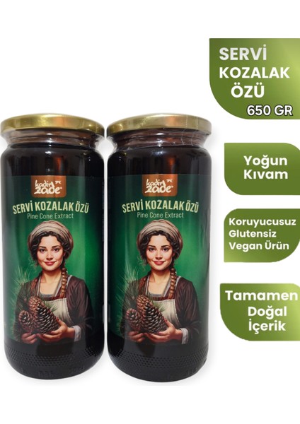 Kadirzade Çam Kozalak Özü 650GR 2li