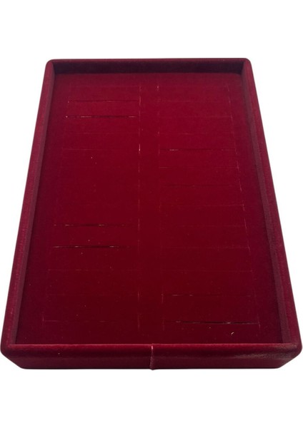 Yerli Üretim Süet Kumaş Kırmızı Renk 22/14 cm Batırmalı Bileklik Kelepçe Tablası fiyatları