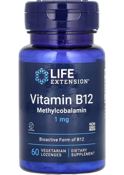 Vitamin B12 Methylcobalamin 1 Mg 60 Vegetarian Lozenges VR43