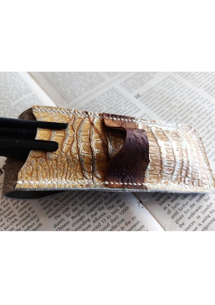 Crazy Hors Hakiki Deri El Emeği Özel Kalemleriniz Için Kalemlik Kalem Kutu 27 cm 6 cm MU94 modelleri