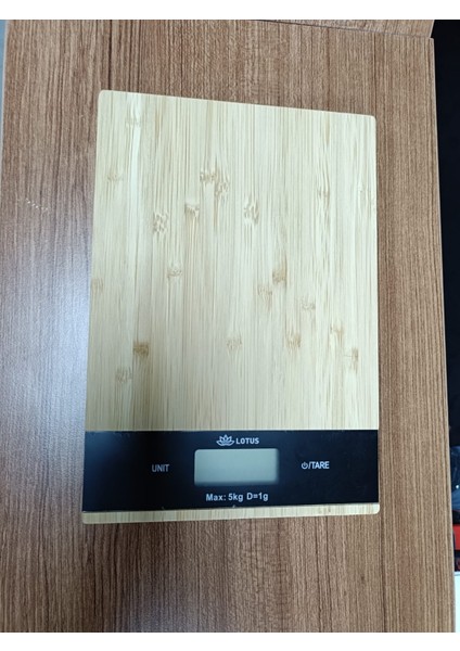 Mutfak Tartı Hassas Terazi Bambu