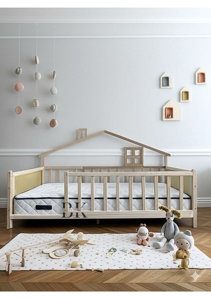 Hasır Doğal Ahşap Montessori Bebek ve Çocuk Karyolası fiyatları