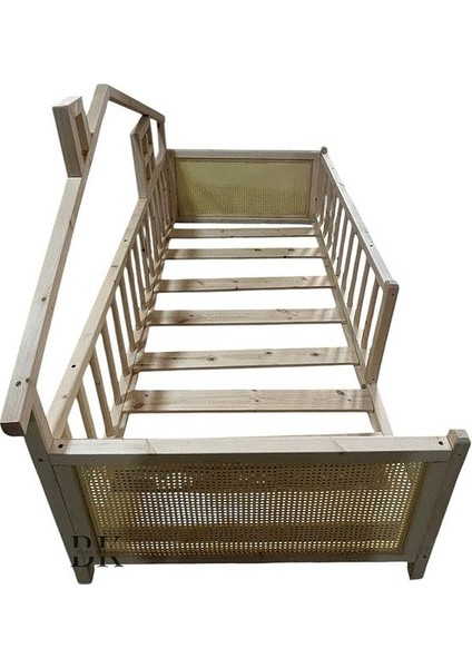 Hasır Doğal Ahşap Montessori Bebek ve Çocuk Karyolası modelleri