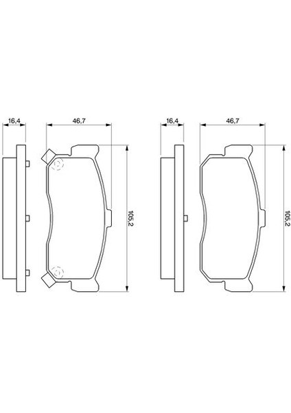 Nissan Almera Arka Balata Takımı 2000 -Sonrası 44060-73C91 modelleri
