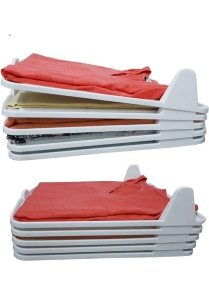 5 Adet Plastik T-Shirt Düzenleyici, Gömlek,elbise,dolap Organizer modelleri