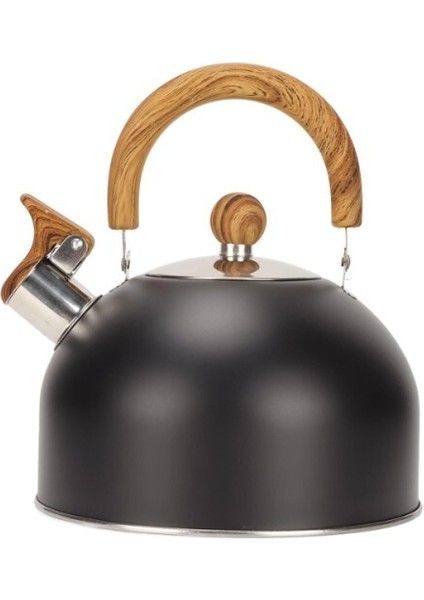 Paslanmaz Çelik Demlik Siyah Renk