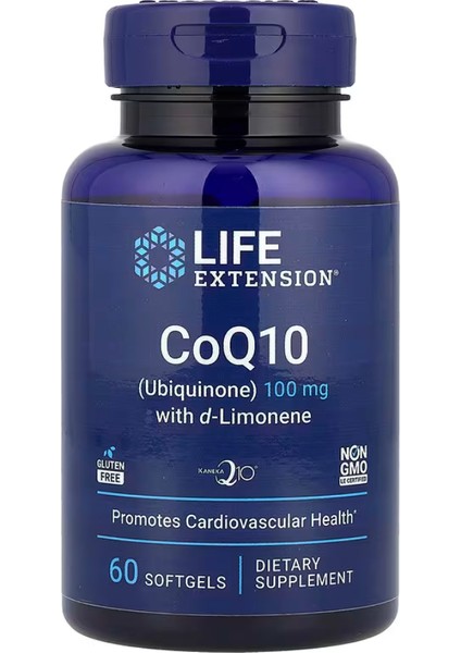 Super-Absorbable COQ10 Ubiquinone With D-Limonene 100 mg 60 Softgels VR45