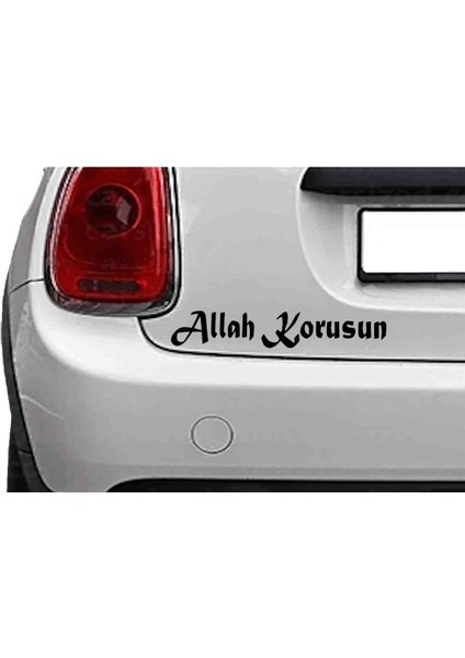 MUGSHOP.Allah Korusun Araba Motor Laptop Kask Traktör Oto Stickeri. ARABA STİCKERİ.