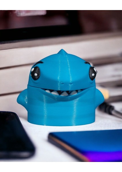 Sharkpods 3D Baskı Kulaklık Koruma Kutusu (2. Nesil Airpods Uyumlu)