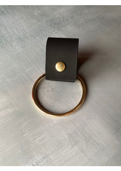 Suni Deri Fırın Havlu Askısı Mutfak Havlu Halkası modelleri