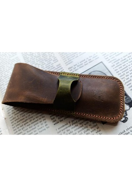 Crazy Hors Hakiki Deri El Emeği Özel Kalemleriniz Için Kalemlik Kalem Kutu 27 cm 6 cm MU27 fiyatları
