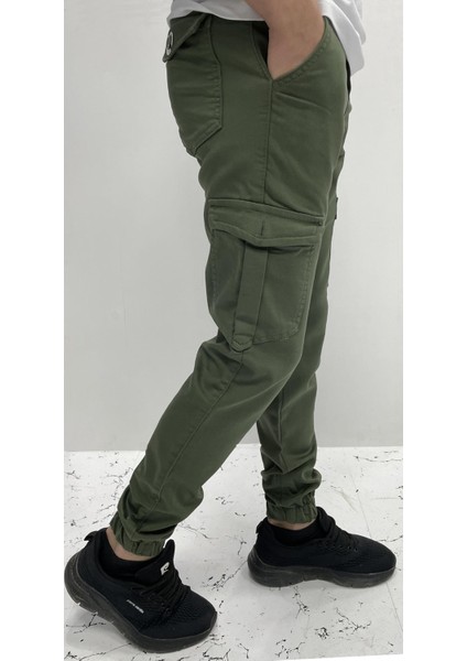 Big Rodoc Slım Fıt Erkek Paça Lastikli Kargo Pantolon modelleri