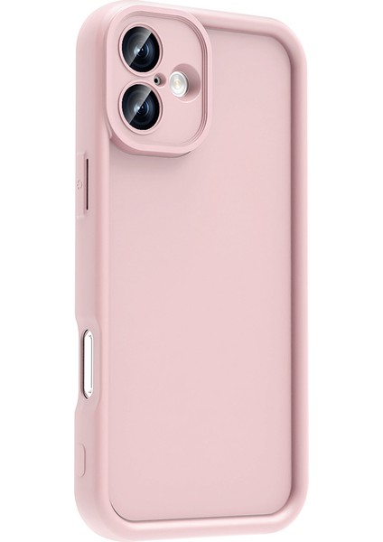 Apple iPhone 16 Plus Kılıf Kamera Korumalı Krg Ananas Kapak - Mürdüm