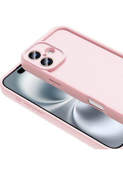Apple iPhone 16 Plus Kılıf Kamera Korumalı Krg Ananas Kapak - Mürdüm