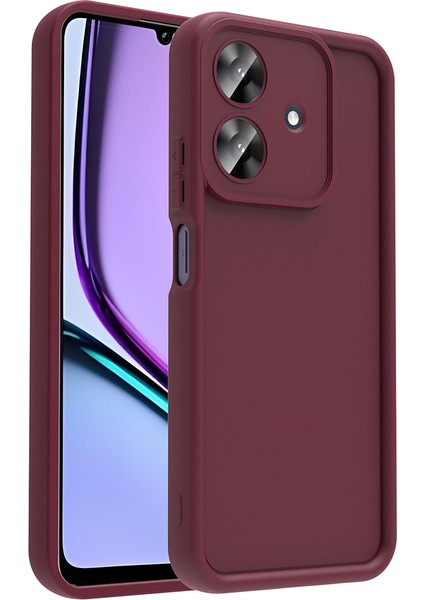 Realme Note 60 Kılıf Kamera Korumalı Sln Ananas Kapak - Siyah