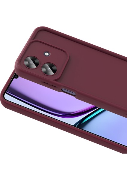 Realme Note 60 Kılıf Kamera Korumalı Sln Ananas Kapak - Siyah