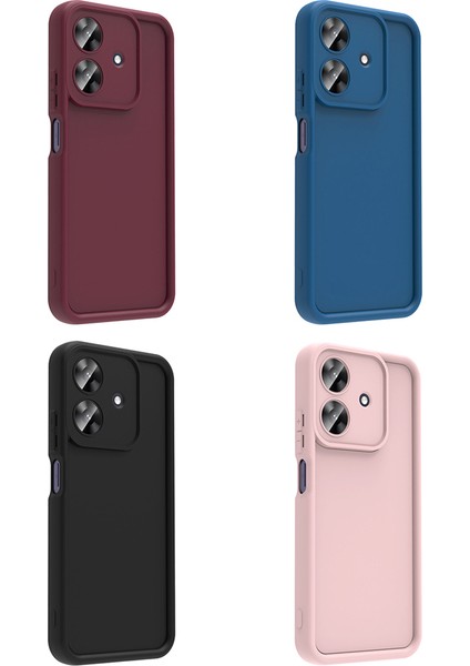 Realme Note 60 Kılıf Kamera Korumalı Sln Ananas Kapak - Siyah