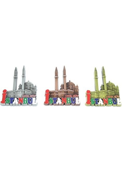Metal Istanbul Temalı Yöresel Magnet Model 2