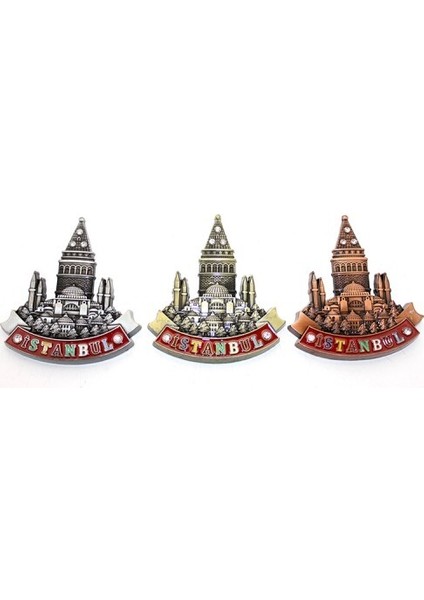 Istanbul Temalı Metal Magnet Model 1