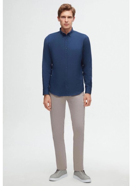Big Rodoc Slim Fit Likralı Erkek Chino Pantolon