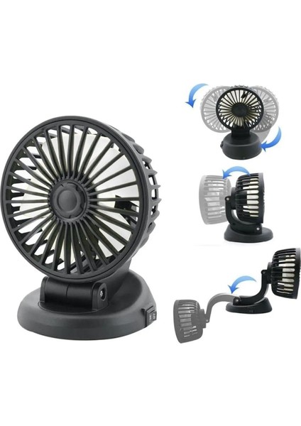 Oto Vantilatör Tekli 12V Çakmak Girişli