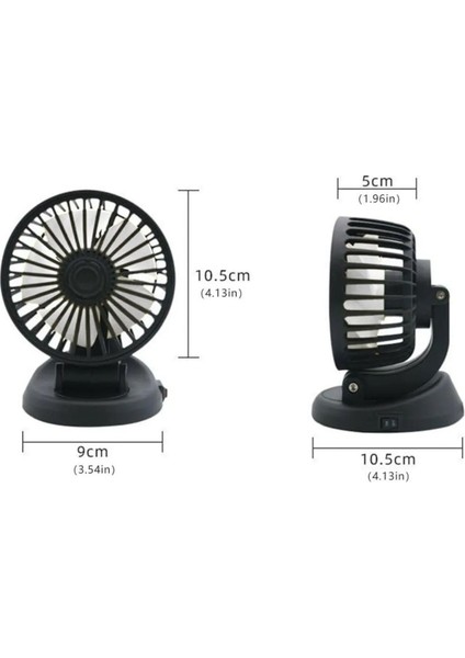 Oto Vantilatör Tekli 12V Çakmak Girişli