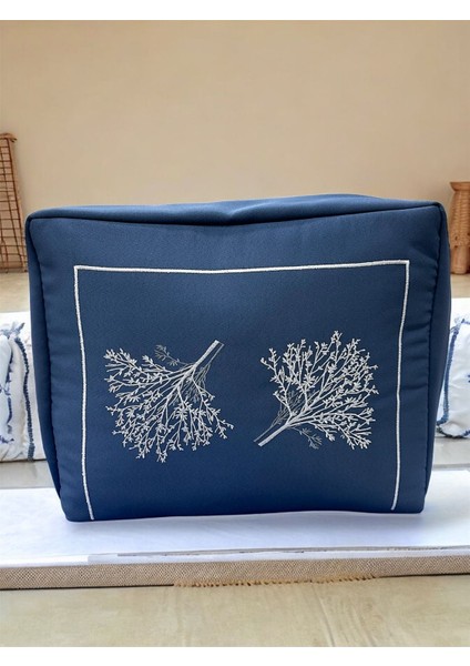 Ağaç Desen Hurç 40 x 50 x 20 cm Kazak Boy Çeyizlik Nakışlı Işlemeli Söz Nişan Gelin Bohça