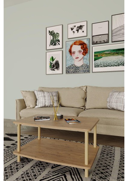 Alt Raflı Dikdörtgen Orta Sehpa – 50X80X43 cm fırsatları