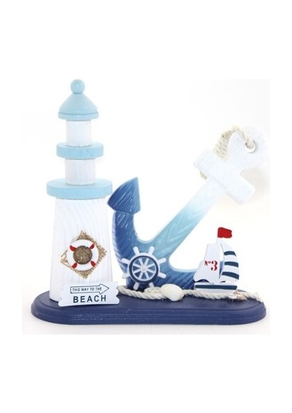 Ahşap Marin Çapalı Deniz Feneri