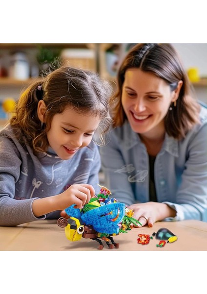 Böcek Koleksiyonu Çiçek Yapım Seti, 2'si 1 Arada Ateş Böceği Seti