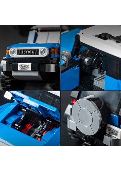Toyota FJ40 Cruiser Araba Kiti, 622 Parça, Resmi Lisanslı, Display Kutulu, 8-16 Yaş Için fiyatları