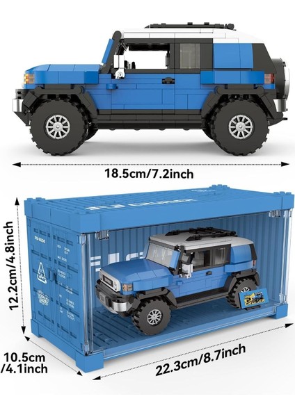Toyota FJ40 Cruiser Araba Kiti, 622 Parça, Resmi Lisanslı, Display Kutulu, 8-16 Yaş Için fırsatları