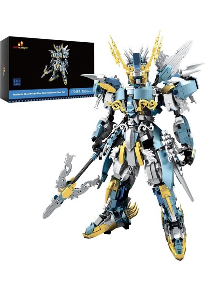 Mecha Yapı Blokları, Hero Warrior Mecha Robot Model Kiti (1576PARÇA)