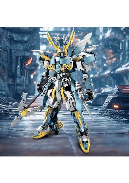 Mecha Yapı Blokları, Hero Warrior Mecha Robot Model Kiti (1576PARÇA) modelleri