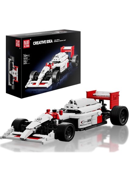 Mould King 10132 Formula 1 Yarış Arabası Yapı Seti, Mp4-4 F1, 1524 Parça, Koleksiyonluk Model