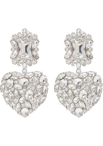 Kristal Kalp Katmanlı Küpe