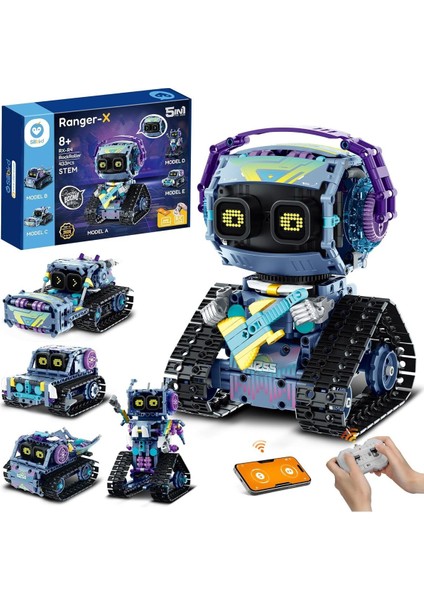 5’i 1 Arada Robot, Gitarist, Nakliye, Silindir | Uzaktan Kumandalı