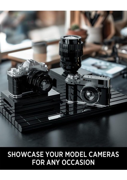 Kamera Yapı Seti, 2109 Parça, Retro Model, Fotoğrafçılar Için Koleksiyon ve Dekor