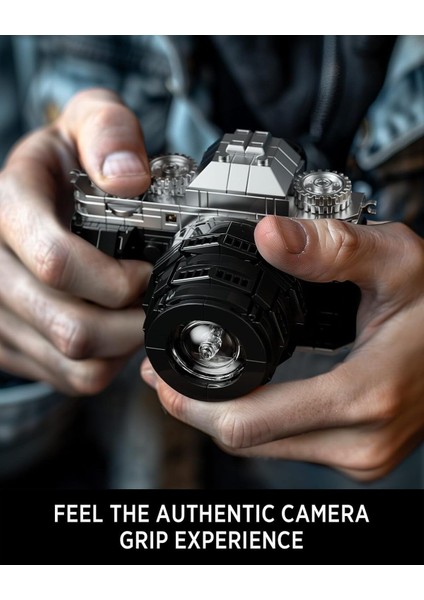Kamera Yapı Seti, 2109 Parça, Retro Model, Fotoğrafçılar Için Koleksiyon ve Dekor