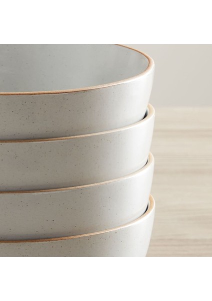 Mill Stoneware Ramen Kasesi, 19CM Seramik, 4'lü Set fiyatları