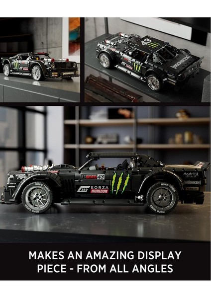 Hoonıken Teknik Spor Araba Model Seti, 1:8 Ölçek, 3141 Parça, Kaslı Araba Koleksiyon Kiti