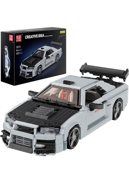 Gtr Yarış Arabası Yapım Seti, 1513 Parça, Speed Champion Süper Spor Araba Modeli